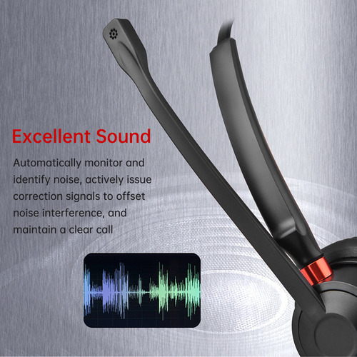 Bx Auriculares Con Cable Usb Con Micrófono Y Reducción De
