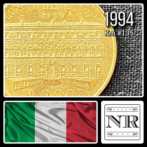 Italia - 200 Liras - Año 1990 - Km #135 - Concejo Estatal