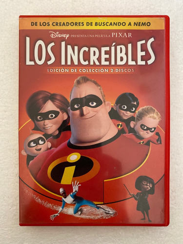 Dvd Los Increibles Disney Pixar Edicion Coleccion 2 Discos (Usado)