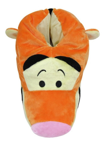Imagem 5 de 7 de Pantufa 3d Pelúcia Ursinho Pooh Tigrão Sola Borracha Disney