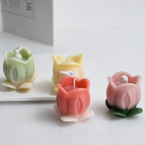 Molde De Silicona Para Velas Para Decoración De Escritorio H