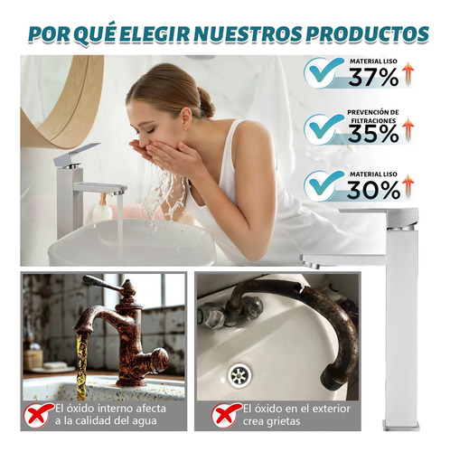 Mezclador De Un Solo Comando Con Llave De Baño Con Grifo Alt