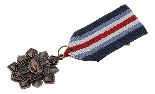 Broche Vintage Unisex Con Forma De Medalla Militar Insig 316