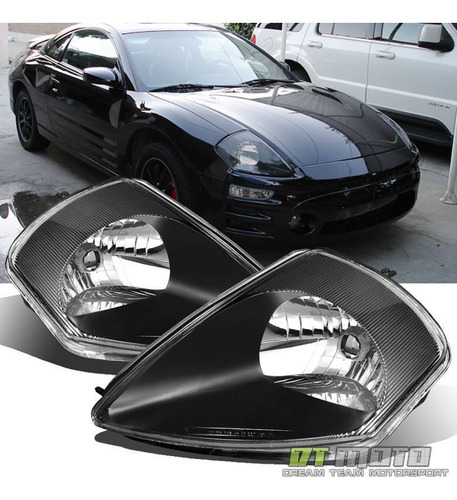 Par Faros Negro Mitsubishi Eclipse Spyder 2005 2.4l