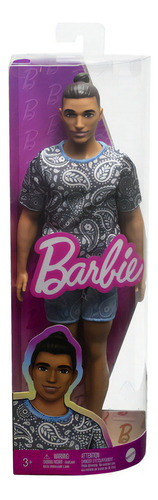 Barbie Fashion & Beauty Muñeco Ken Playera Estampada