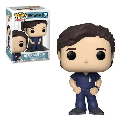 Boneco Funko Pop Tv Greys Anatomy Derek Shepherd 1075 Serie