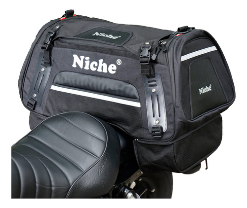 Niche Bolsa Trasera Para Motocicleta, Maletin Trasero Resist