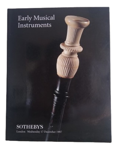 Catálogo Primeros Instrumentos Musicales - Sotheby's