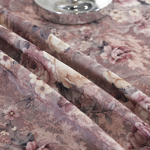 , Toalha De Mesa Mesa De Jantar De Renda Clássica Roxa
