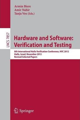 Libro Hardware And Software: Verification And Testing - A...
