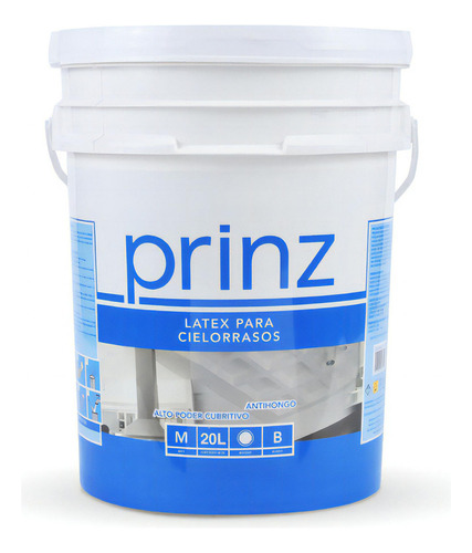 Pintura Latex Para Cielorraso Antihongo X 20 Lts Prinz