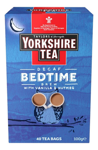 Taylors Of Harrogate Yorkshire Tea Bedtime Brew 40 Bolsas De