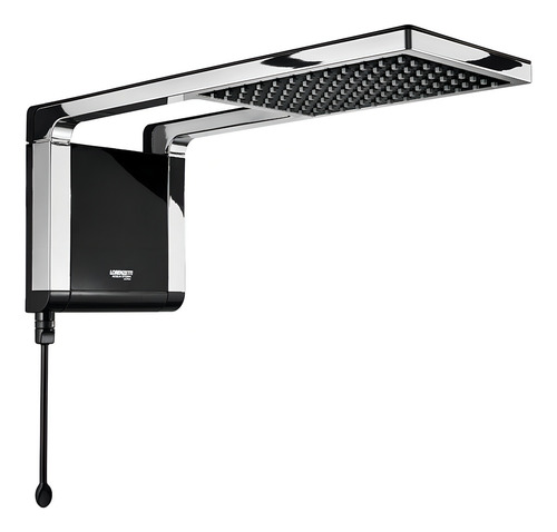 Ducha Acqua Storm Ultra Preta Cromada 220v 7800w Lorenzetti