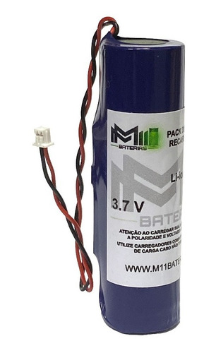 Bateria 18650 3,7v 2200mah Com Fio Terminal