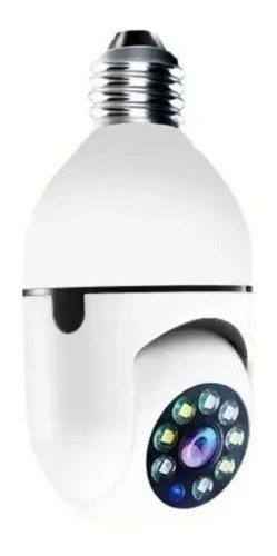 Camara Ip De Seguridad Bombillo 360° 