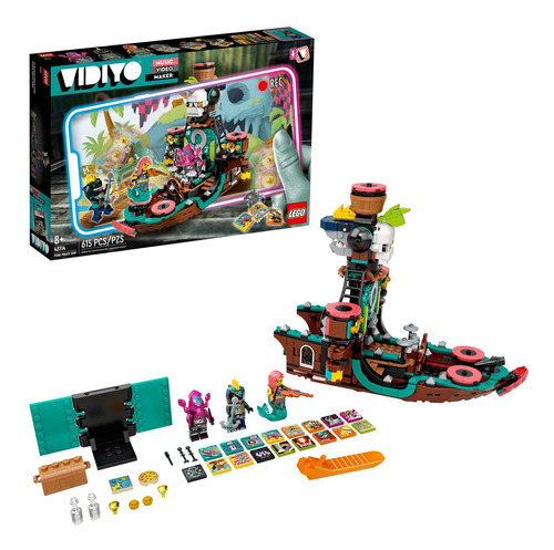 Lego Vidiyo - Kit De Construcción De Barco Pirata Pun Fr32ee