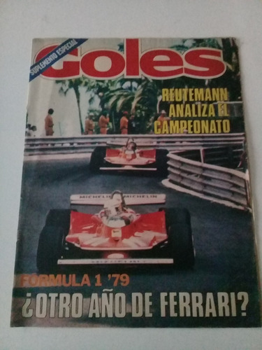 Mini Suplemento Revista Goles 8 Págs Fórmula 1 1979