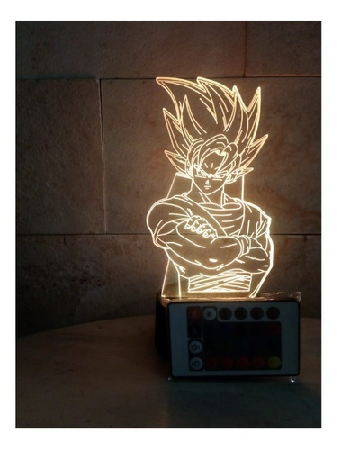 Lampara Led 3d Goku Medio Cuerpo | MercadoLibre Lampara Led 3d Goku Medio Cuerpo | MercadoLibre