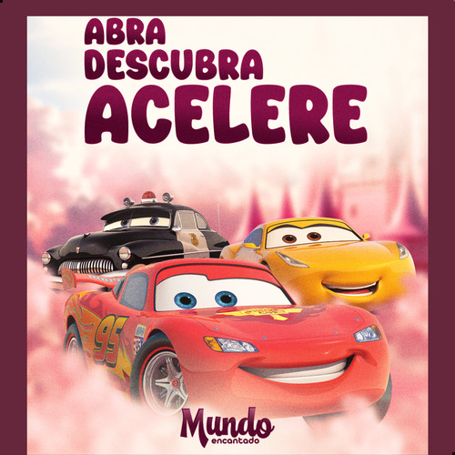 Carrinhos Filme Carros 1 Relâmpgo Mcqueen 7 Peças
