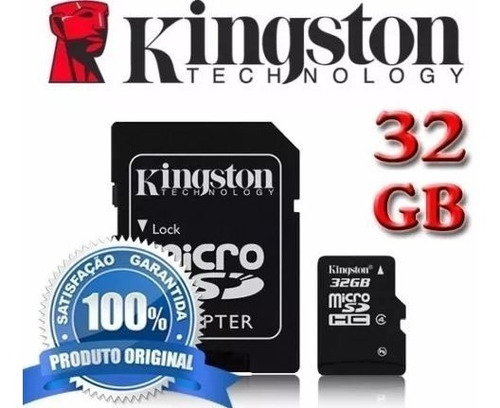 Cartão De Memória Microsd 32gb Canvas Select Plus Kingston