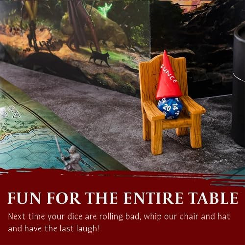 Lynx Dnd Dice Jail - Silla Time Out Y Sombrero De Burro Cast