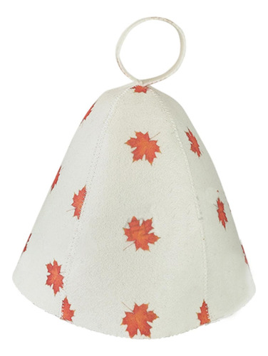Sombrero De Sauna De Sauna Vaporario Hat, Hojas De Arce