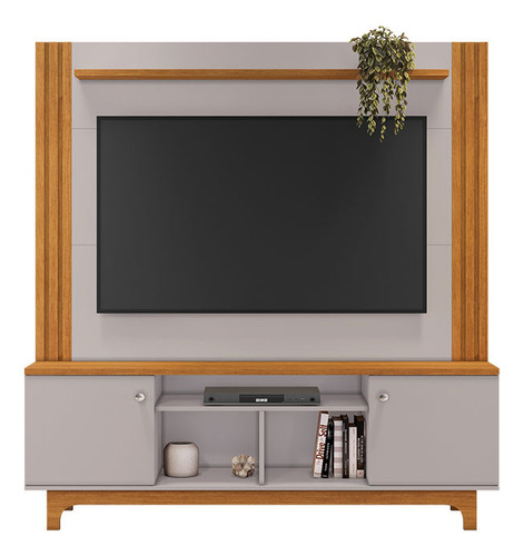 Home Balsamo Candian 150cm Mdp/mdf Tvs 65pol Jcm Movelaria Cor Cinamomo/off White