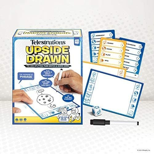 Juego De Mesa Telestrations Upside Drawn Dibuja Y Adivina