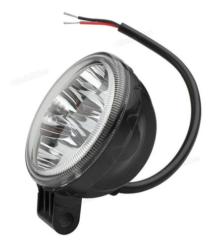 Imagen 6 de 10 de Faro Led Auxiliar Circular 12w 8cm 12v / 24v Auto Camion