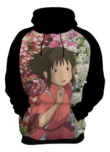 Blusa Moletom Canguru A Viagem De Chihiro Estudio Ghibili 10