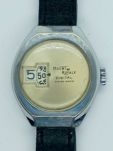 Antiguo Reloj Mount Royale Dama Cuerda 70s De Colección 