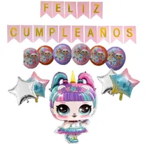 Comprar Lol Unicornio Globo Metálico Fiesta Decoración Cumpleaños