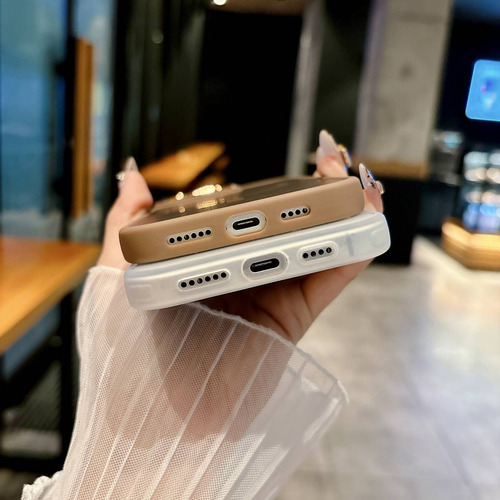 Funda Magsafe Para iPhone 11, 12, 13, 14, 15, 16 Pro, Max, 14 Plus, 15 Plus, 16 Plus, Sensación De Piel, Antihuellas Dactilares