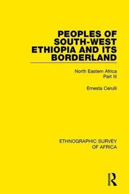 Libro Peoples Of South-west Ethiopia And Its Borderland -...