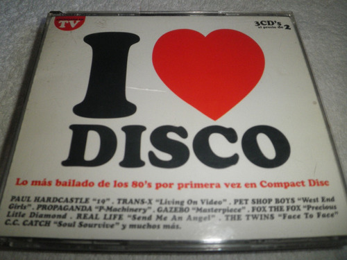 Cd Remixes Triple Importad I Love Disco Vol. 1 (cd Original)