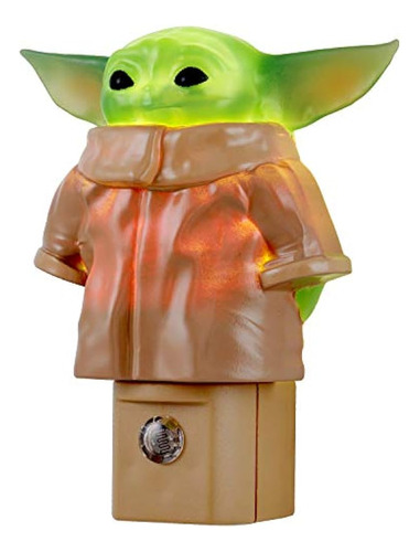 Luz Nocturna Led De Star Wars, Figura De Baby Yoda, Enchufab