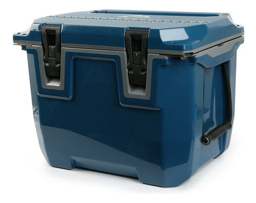 Hielera Ozark Uso Rudo Cooler 35 Qt Con Led Latas Tipo Yeti Color Azul