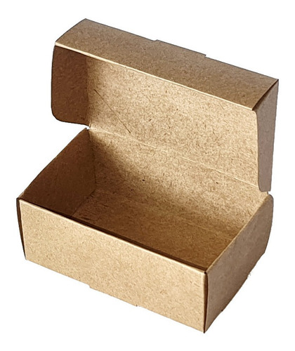 Caja Tarjeta Personal Kraft Madera 100u O Multiuso Cajita