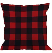 Comprar Hgod Designs Funda De Almohada A Cuadros De Búfalo A Cuadros