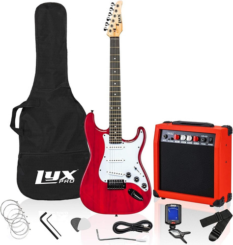 Lyxpro Guitarra Eléctrica 39  - Kit Completo 