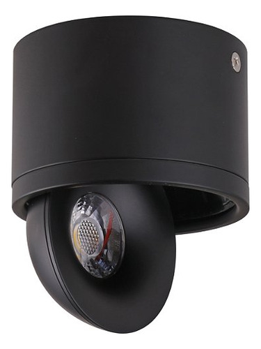 Spot Led Sobrepor Skel 24° 7w 3000k Preto Nordecor 6317