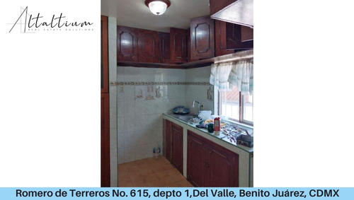 Vendo Departamento En Romero De Terreros 615, Código 2, Col Del Valle Nte, Benito Juárez, Del Valle Nte, Cdmx Pfg25di