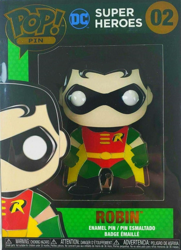 Imagen 1 de 3 de Pin Funko Pop Robin Dc Nuevo Musicovinyl