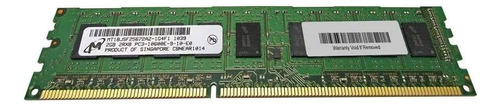 Memoria Ram Micron 2gb  Pc3-10600e Mt18jsf25672az-1g4f1 Ecc (Reacondicionado)