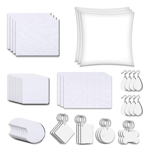 Set Blanks Products, Llavero En Blanco, Pendientes, Posavaso