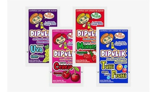Pirulito De Infância De Molhar No Açucar Diplink - Cx C/ 20