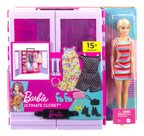 Boneca Barbie Fashionistas Closet De Luxo Mattel Original