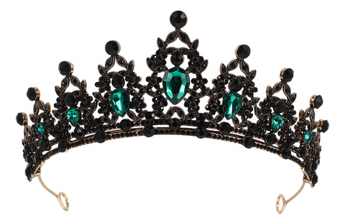 Diadema De Boda Con Forma De Corona De Novia Verde, Sombrero