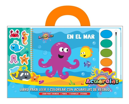 En El Mar - Libro Con Acuarelas - Pepita Books