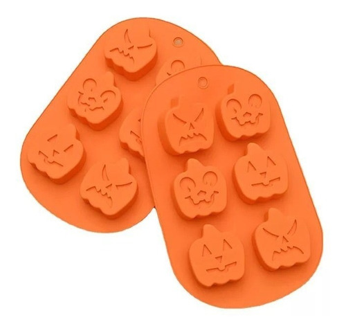 Molde De Hielo Silicona Halloween Chocolates Galletas